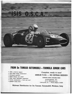 De Tomaso 1961 Formula Junior & F3 Here 008 Formula Junior